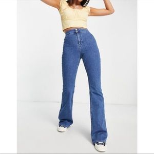 Topshop Joni high waisted flare jeans